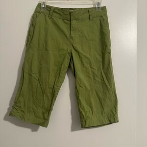 GAP Olive Green Flat Front Shorts
